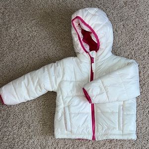 Roebuck & co zip up puffer coat